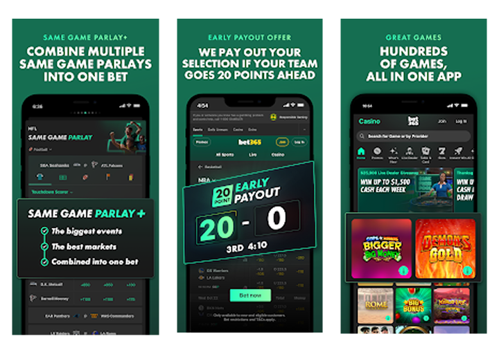 bet365 Screenshots